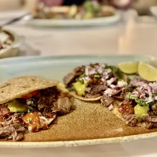 Wagyu Tacos and Short Rib