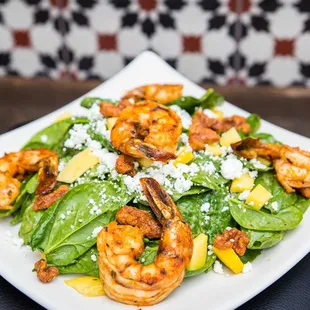 Our Paraisio Shrimp salad.