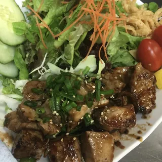 Grilled Poke Salad