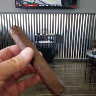 Hand rolled Maduro.