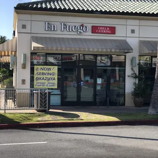 Front of restaurant