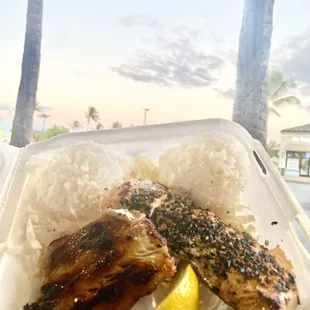 Miso Buttersfish and Furikake Salmon Combo