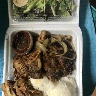 Hoisin Ribs Garlic Chicken Combo