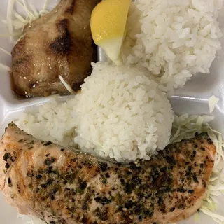 Miso Buttersfish and Furikake Salmon Combo