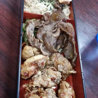 Spicy Garlic Chicken Bento