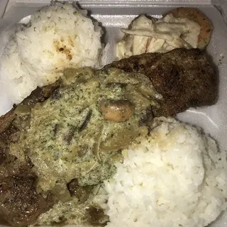 NY Steak and Shrimp Combo Plate