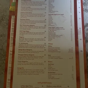 En fuego menu