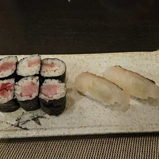 Yellowtail and red snapper