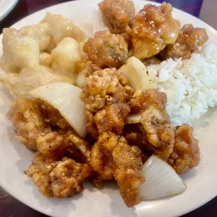 Walnut Chicken, Black Pepper Chicken &amp; General Tao's Chicken