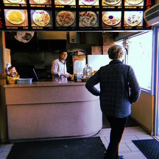 Entrance and cash register