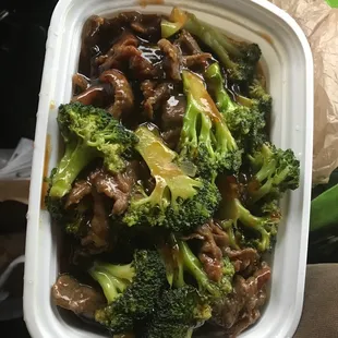 Beef and broccoli!