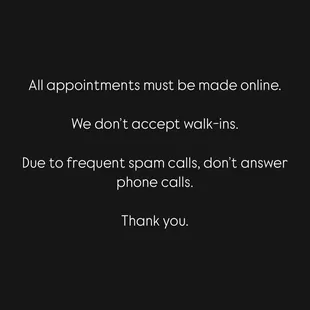 Note from the owner.