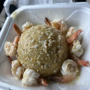 Shrimp Camarones Al Ajillo Mofongo