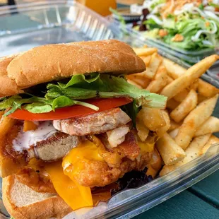 CBR Sandwich - Chicken, pork Belly, and Ranch