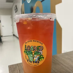 a cup of iced tea