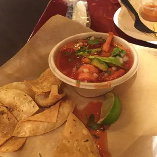Shrimp ceviche