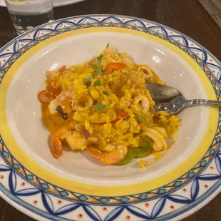 paella, food