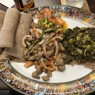 Classic Tibs with lamb and Gomen