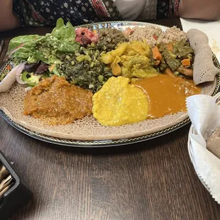 Vegan platter