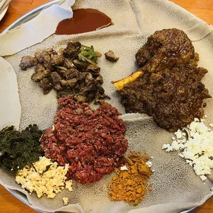 Enat Kitfo and Ye Chikina Tibs (combo), Yebeg Wot