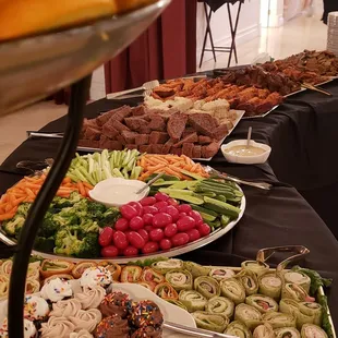 Catering for the event
