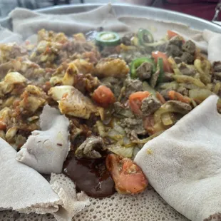 15. Asa Dullet (left) 10. Yebeg Tibs (right)