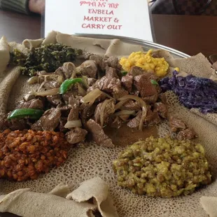 Tibs with vegetables