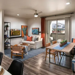 1 Bedroom Living Area