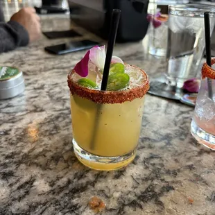 Pineapple jalapeño Margaritas