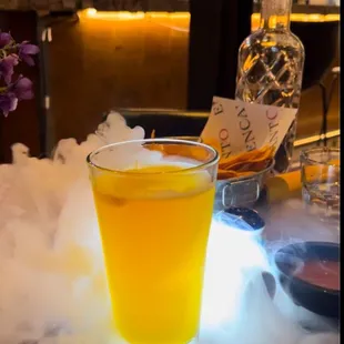 Tableside special effect