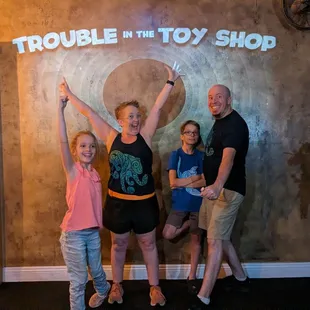 Winner winner!!! Trouble in the toy shop was so much fun!