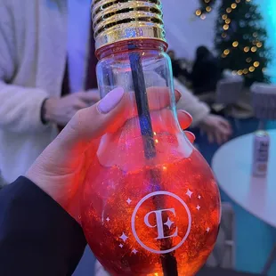 Christmas Cocktail! It's lit!