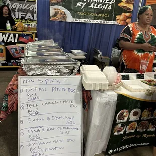 sushi and sashimi, outside