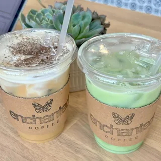 Strawberry Matcha Latte