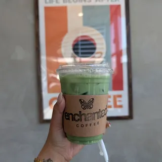 Lavender Matcha Latte
