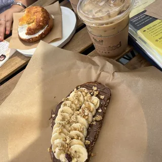 (F) Nutella & Banana Toast