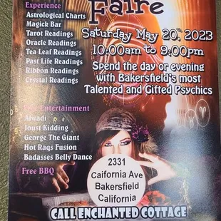 Once a year event! Sat May 20th 2023