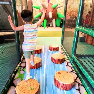 Different stations to play with