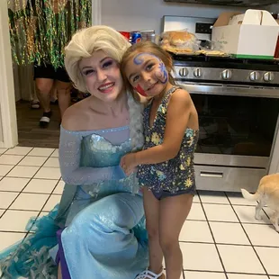 Birthday girl Grayce and Elsa!!