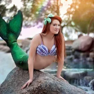 We offer swimming mermaids!