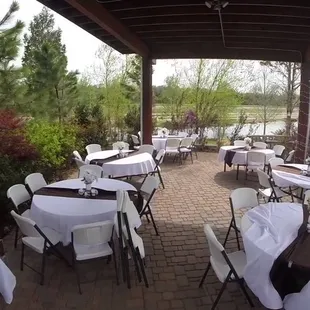 Outdoor Pavilion with tables