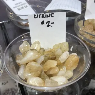 Citrine crystals