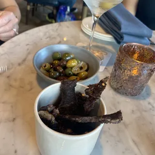 Warm Marinated Olives