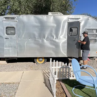 This camper took us by surprise when we entered.