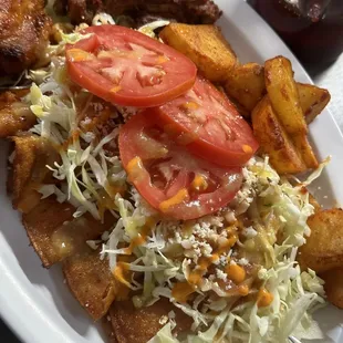 Enchilada combo with chicken