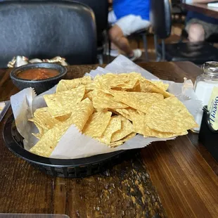 Fresh chips and salsa