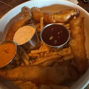 Beer battered chicken strips