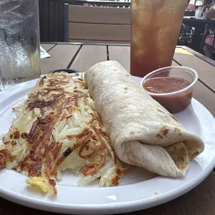 Ensenada Cafe Breakfast Burrito