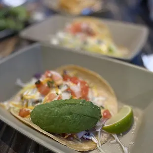 Ahi Tacos with Avocado added