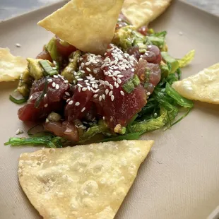 Ahi Poke Plate